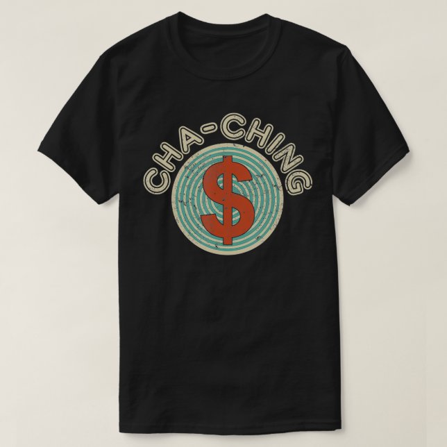 Camisa ChaChing Engraçada Sexta-Feira Negra Compra (Frente do Design)