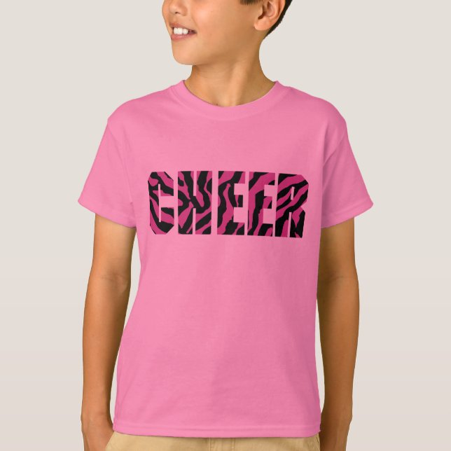 Camisa Cheerleading da zebra (Frente)