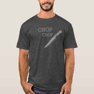 Camisa chefs de faca de cozinha Chop Chop