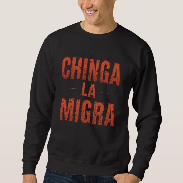 Camisa Chinga La Migra - Protesto e Ativismo Negro (Frente)