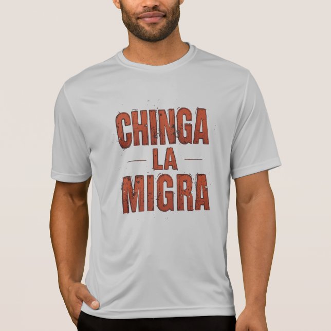 Camisa Chinga La Migra - Protesto e Ativismo Negro (Frente)