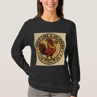 Camisa Cinco de Mayo Picante como um Galo Jalapeño