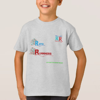 Camisa cinzenta do logotipo dos rapidrunners!