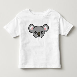 Camisa cinzenta feliz bonito da criança do desenh