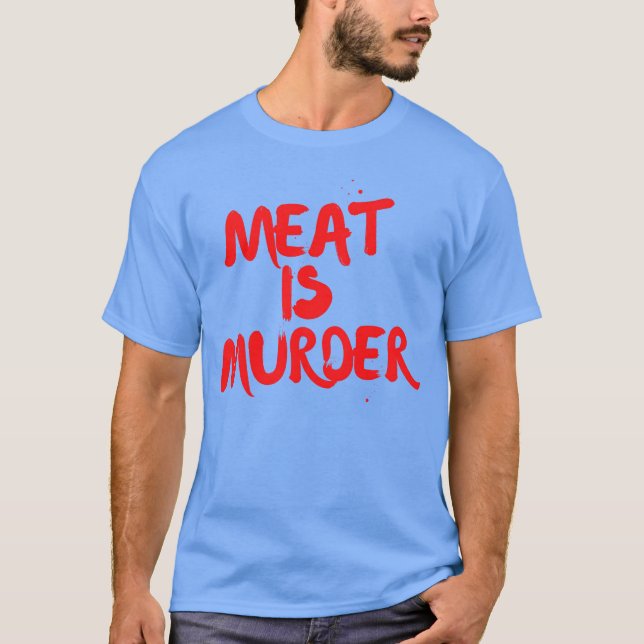 Camisa Citação Amigo Carne É Assassinato (Frente)