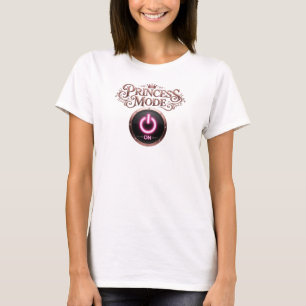 Camisa Citação Clássica Vermelha MODO PRINCESA