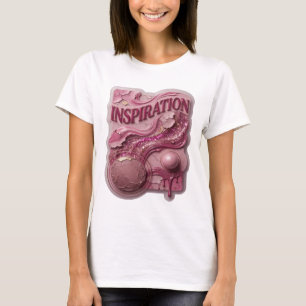 Camisa Citação INSPIRAÇÃO Rosa Marcante