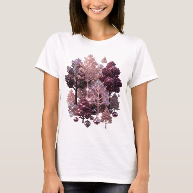 Camisa Citação Snappy Silver GLOWING TREES (Frente)