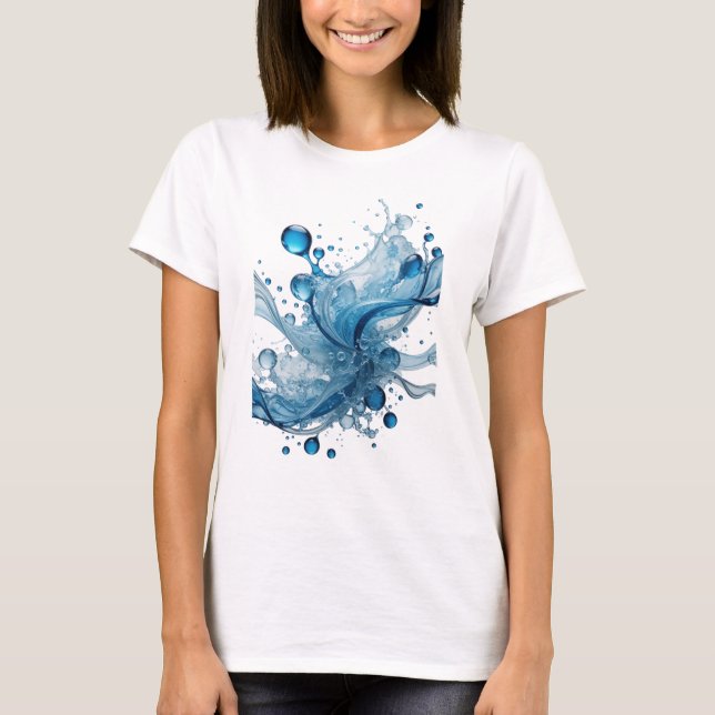 Camisa Citação Witty Blue WATER SPLASH (Frente)