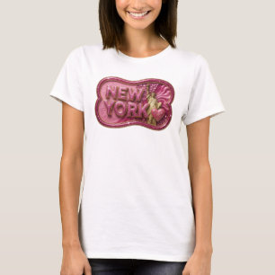 Camisa Citando NEW YORK Dourada Divertida