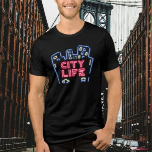 Camisa City Life Neon Nights – Horizonte Urbano Gl