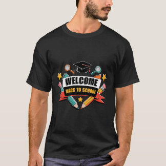 Camisa Ck para ir à Escola Fofa 2025 Aluno de Maçã
