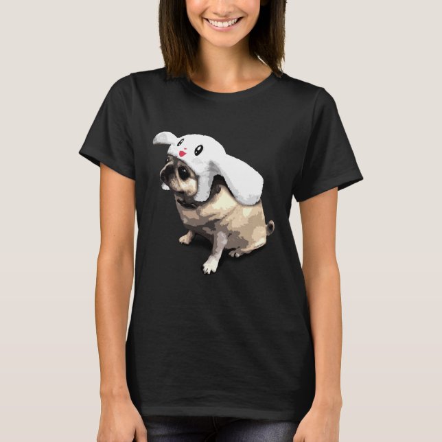 Camisa Clássica Bunny Pug 379 (Frente)