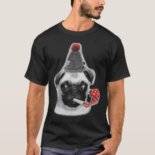 Camisa Clássica de Pug da Festa 242