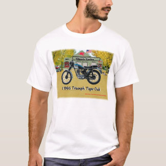 Camisa clássica de Triumph das motocicletas 1969