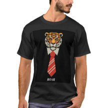 Camisa Classy Tiger com Gravata – Desi de Atitude 