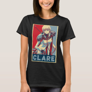 Camisa Claymore Anime Character Clare Art Clare T
