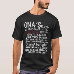 Camisa CNA de oração T CNA para enfermeira CNA