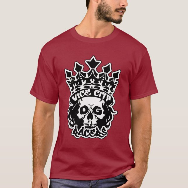 Camisa colorida básica masculina (Frente)
