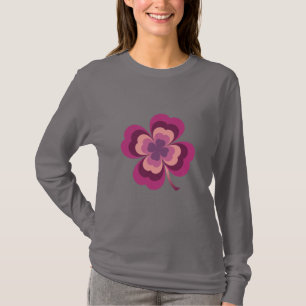 Camisa Colorida Camisa Dia de São Patrício Feminin