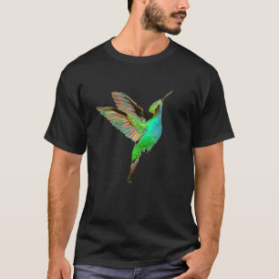 Camisa Colorida de Beija-flor para Homens e Mulher
