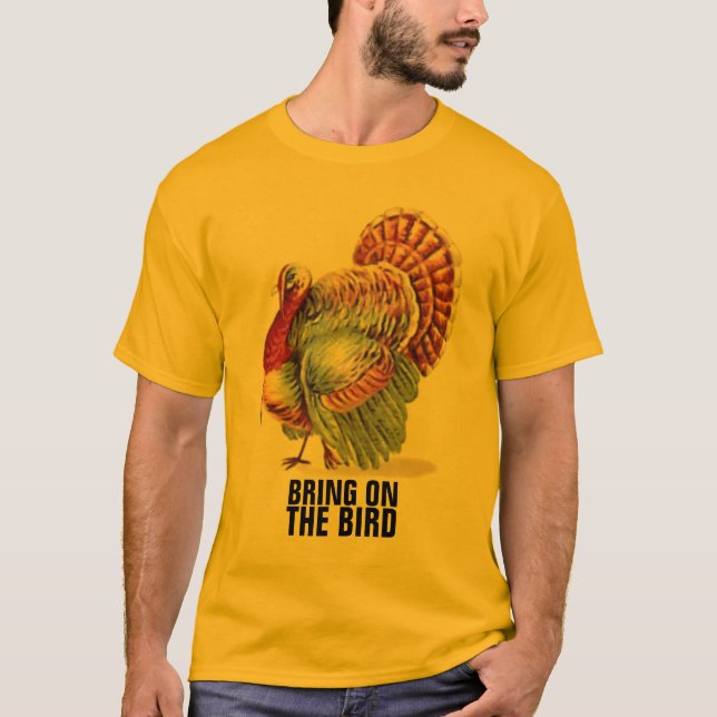 Camisa colorida de Turquia da acção de graças (Frente)