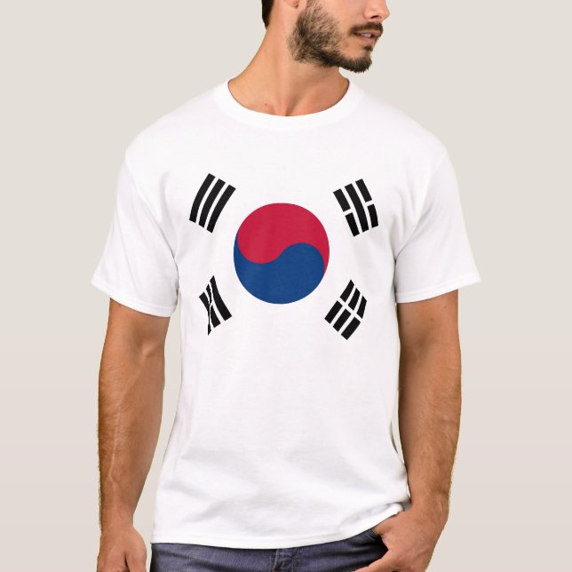 Camisa com bandeira da Coreia do Sul (Frente)