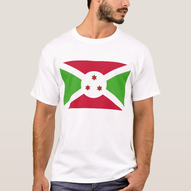 Camisa com bandeira do Burundi (Frente)