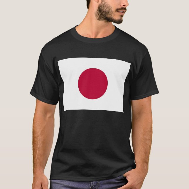 Camisa com bandeira do Japão (Frente)