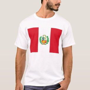 Camisa com bandeira do Peru