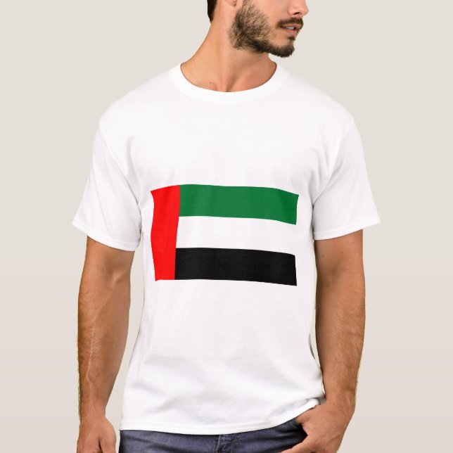 Camisa com bandeira dos Emirados Árabes Unidos (Frente)