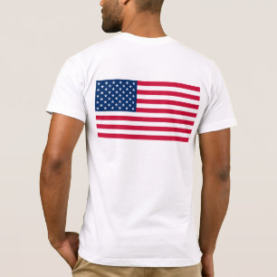Camisa com bandeira dos Estados Unidos da América