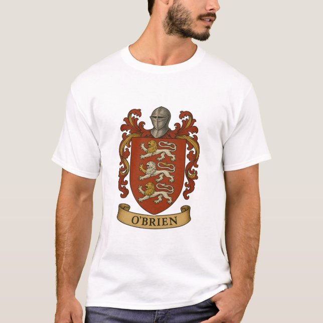 Camisa com Brasão da Família O'Brien (Frente)