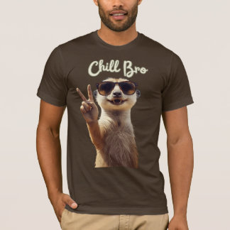 Camisa com Capuz de Preguiça Engraçada - Chill Bro