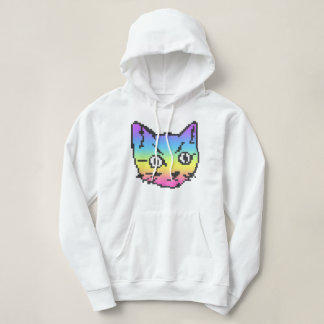 CAMISA COM CAPUZ VIDEO KITTY CAT PIXEL ART
