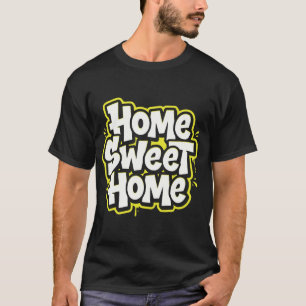 Camisa com Citação Aconchegante Lar Doce Lar