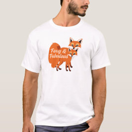 Camisa com Citação de Raposa Foxy & Fabulous - Des