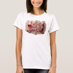 Camisa com Citação de VINHO ME FAZ MAIS INTELIGENT