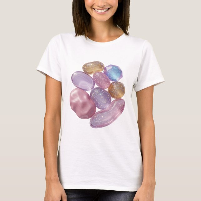 Camisa com Citação SLEEK PRATA SPACE STONES (Frente)