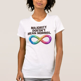 Camisa com Citação sobre Autismo, Símbolo de Infin