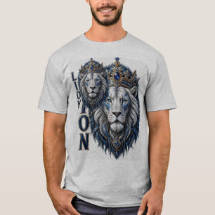 Camisa com Desenho da Coroa do Leão Real – Rei do