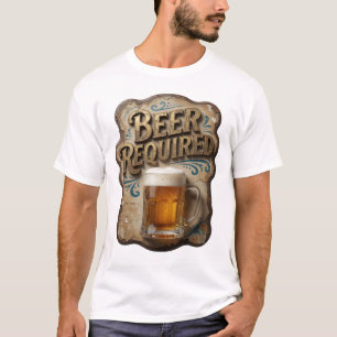 Camisa com design de CERVEJA LINDA OBRIGATÓRIA