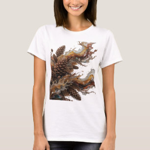 Camisa com Design de CHOCOLATE SPLASH de Prata Vib