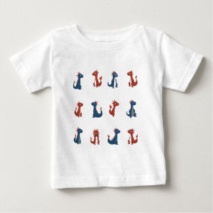 Camisa com design de dinossauro