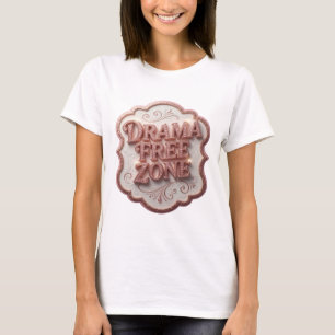 Camisa com Design Rosa Tendência ZONA SEM DRAMA