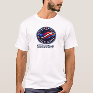Camisa com Emblema de Bandeira em Círculo de Estre