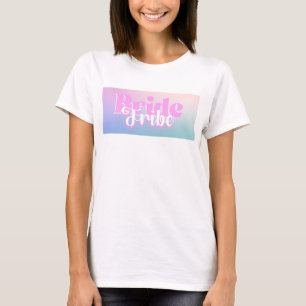 Camisa com Estampa de Gradiente para a Noiva e sua