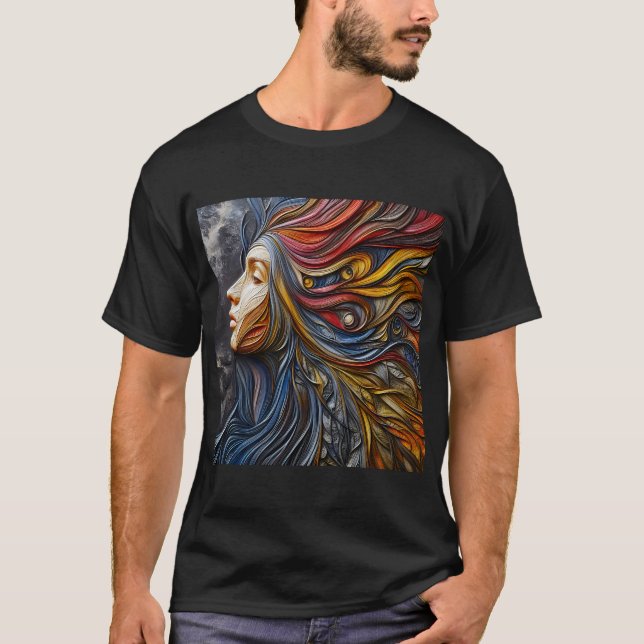 Camisa Com Expressão De Arte -6 (Frente)
