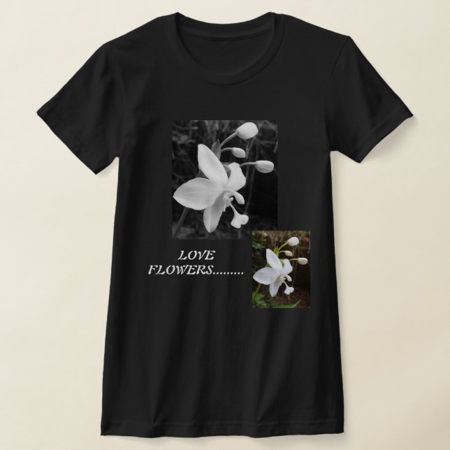 Camisa com flores para amante da natureza (Postura )