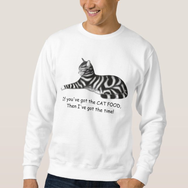 Camisa com fome da filosofia do gato (Frente)